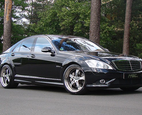 W221 V221 S-Klasse Mercedes Tuning AMG Bodykit Felgen Auspuff Spurverbreiterung Carbon