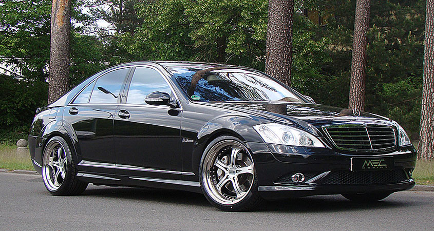 W221 V221 S-Klasse Mercedes Tuning AMG Bodykit Felgen Auspuff Spurverbreiterung Carbon