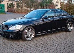 W221 V221 S-Klasse Mercedes Tuning AMG Bodykit Felgen Auspuff Spurverbreiterung Carbon