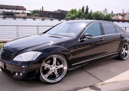 W221 V221 S-Klasse Mercedes Tuning AMG Bodykit Felgen Auspuff Spurverbreiterung Carbon