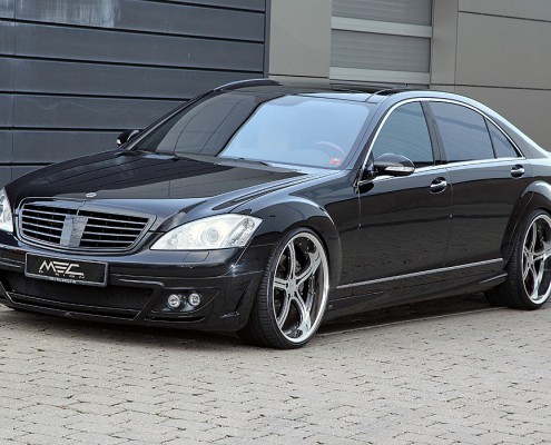 W221 V221 S-Klasse Mercedes Tuning AMG Bodykit Felgen Auspuff Spurverbreiterung Carbon