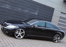 W221 V221 S-Klasse Mercedes Tuning AMG Bodykit Felgen Auspuff Spurverbreiterung Carbon