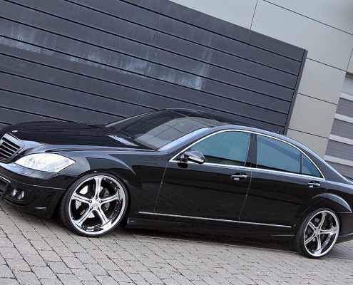 W221 V221 S-Klasse Mercedes Tuning AMG Bodykit Felgen Auspuff Spurverbreiterung Carbon