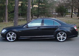 W221 V221 S-Klasse Mercedes Tuning AMG Bodykit Felgen Auspuff Spurverbreiterung Carbon