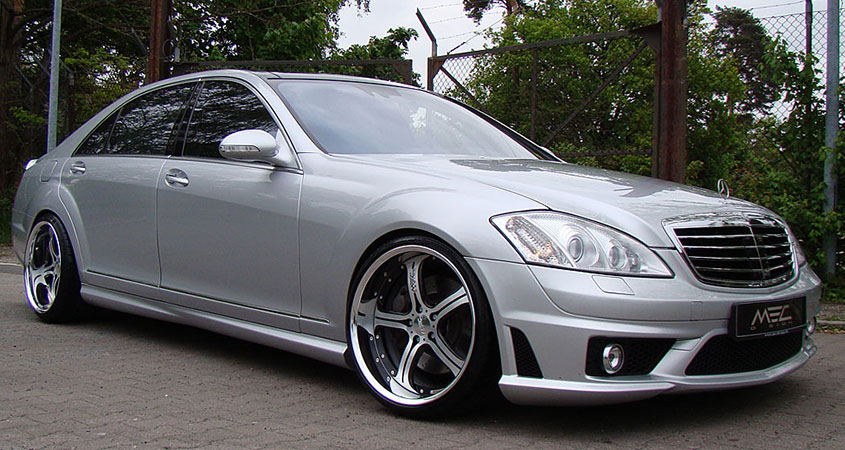 W221 V221 S-Class Mercedes Tuning AMG Bodykit Wheels Exhaust Spacer Carbon