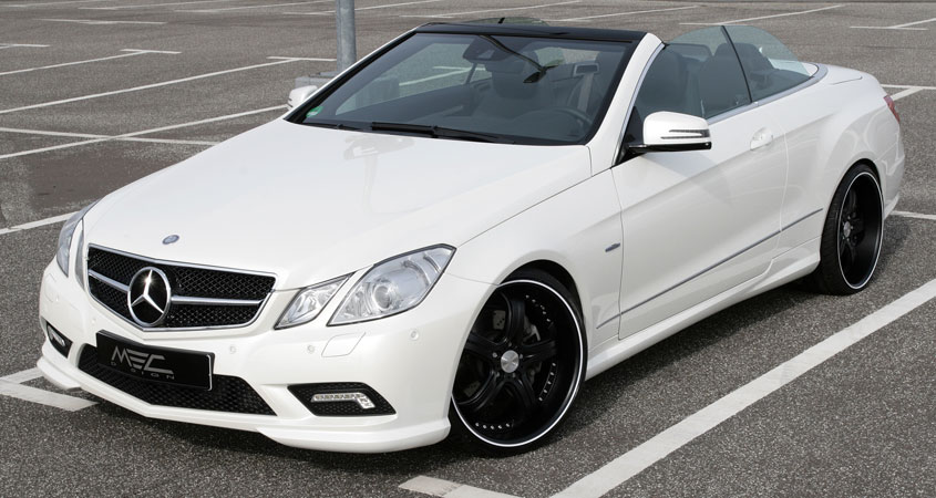 E350CDI with mecxtremeIII 1pc. Wheel Full Matt Black Edition and Exhaust