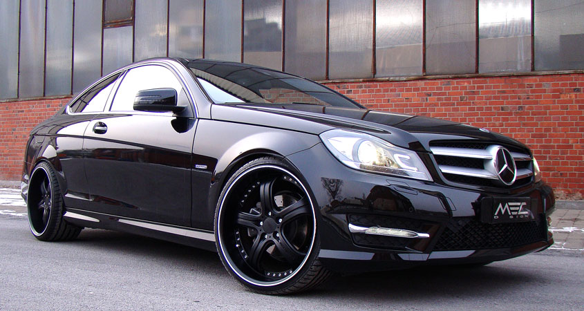 W204 C204 S204 C-Klasse Mercedes Tuning AMG Bodykit Felgen Auspuff Spurverbreiterung Carbon