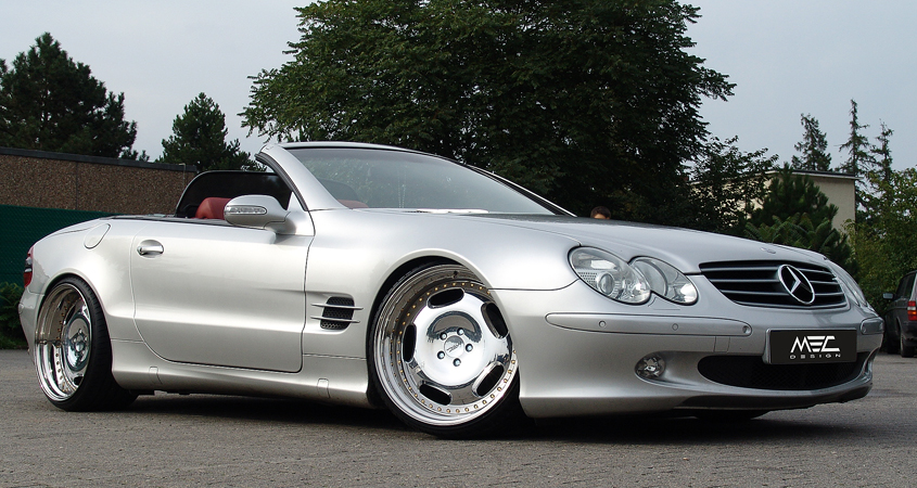 R230 SL Roadster Mercedes Tuning AMG Bodykit Wheels Exhaust Spacer Carbon
