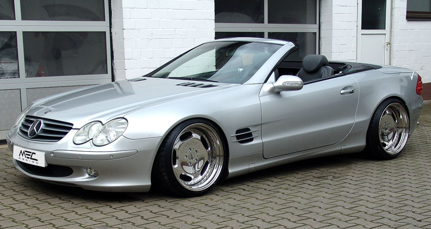 R230 SL Roadster Mercedes Tuning AMG Bodykit Wheels Exhaust Spacer Carbon