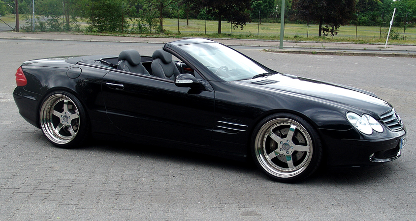 R230 SL Roadster Mercedes Tuning AMG Bodykit Wheels Exhaust Spacer Carbon