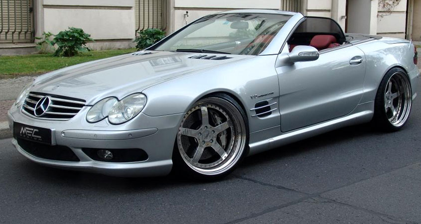 R230 SL Roadster Mercedes Tuning AMG Bodykit Wheels Exhaust Spacer Carbon