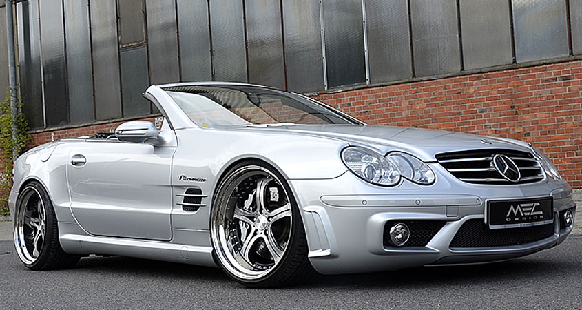 R230 SL Roadster Mercedes Tuning AMG Bodykit Wheels Exhaust Spacer Carbon