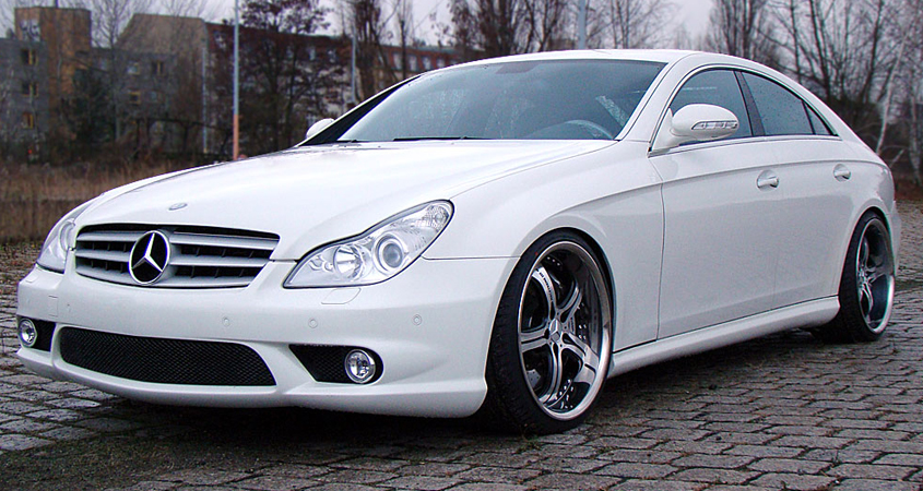 W219 CLS Tuning AMG Bodykit Felgen Auspuff Spurverbreiterung Carbon