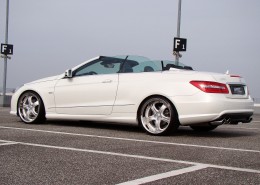 E350CDI with mecxtremeIII 1pc. Wheel Satin White Edition and Exhaust
