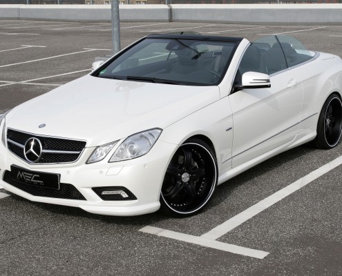 E350CDI with mecxtremeIII 1pc. Wheel Full Matt Black Edition and Exhaust