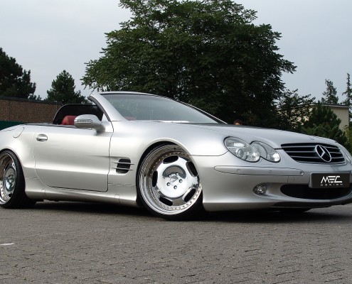 R230 SL Roadster Mercedes Tuning AMG Bodykit Wheels Exhaust Spacer Carbon