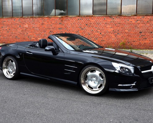 R231 SL Roadster Mercedes Tuning AMG Bodykit Felgen Auspuff Spurverbreiterung Carbon