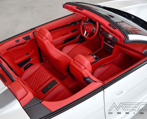 C207 A207 Mercedes Tuning AMG Interior Carbon Leather