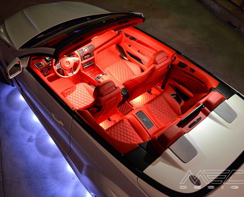 C207 A207 Mercedes Tuning AMG Interieur Carbon Leder
