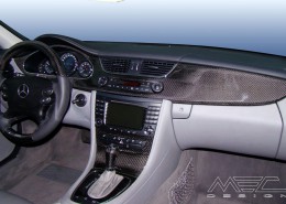 W219 CLS Mercedes Tuning AMG Interior Carbon Leather
