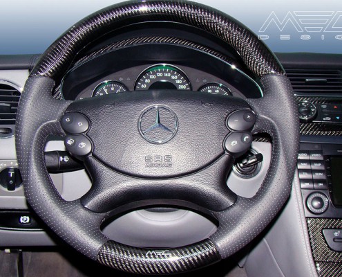 W219 CLS Mercedes Tuning AMG Interior Carbon Leather