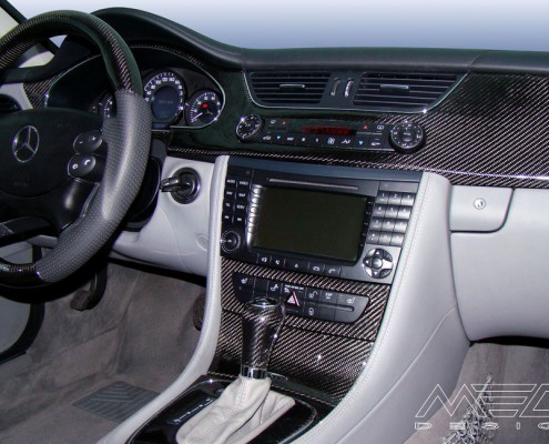 W219 CLS Mercedes Tuning AMG Interior Carbon Leather