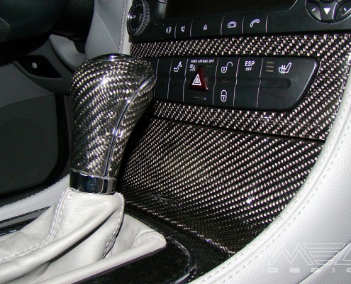 W219 CLS Mercedes Tuning AMG Interior Carbon Leather