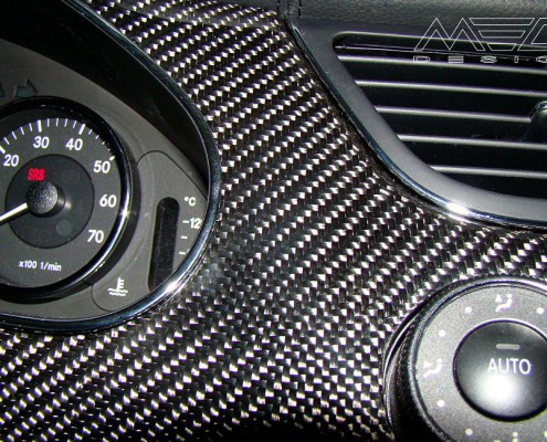 W219 CLS Mercedes Tuning AMG Interieur Carbon Leder