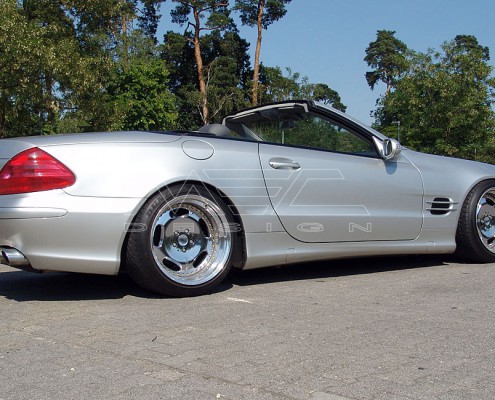 R230 SL Roadster Mercedes Tuning AMG Bodykit Wheels Exhaust Spacer Carbon