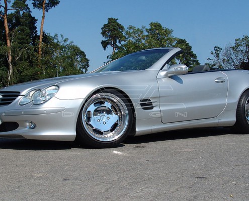 R230 SL Roadster Mercedes Tuning AMG Bodykit Wheels Exhaust Spacer Carbon