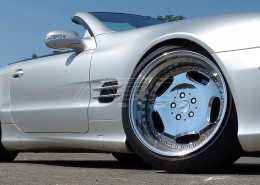 R230 SL Roadster Mercedes Tuning AMG Bodykit Felgen Auspuff Spurverbreiterung Carbon