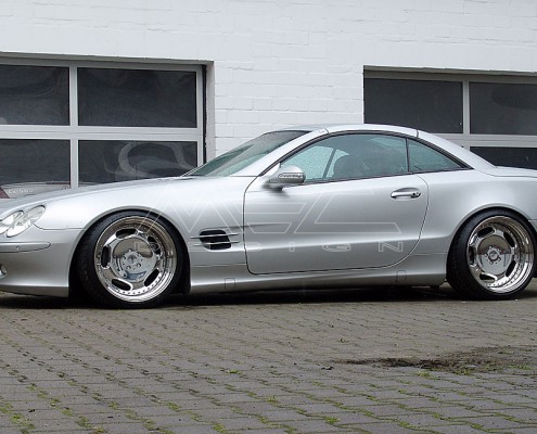 R230 SL Roadster Mercedes Tuning AMG Bodykit Wheels Exhaust Spacer Carbon