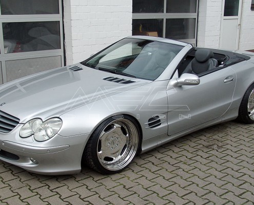 R230 SL Roadster Mercedes Tuning AMG Bodykit Wheels Exhaust Spacer Carbon
