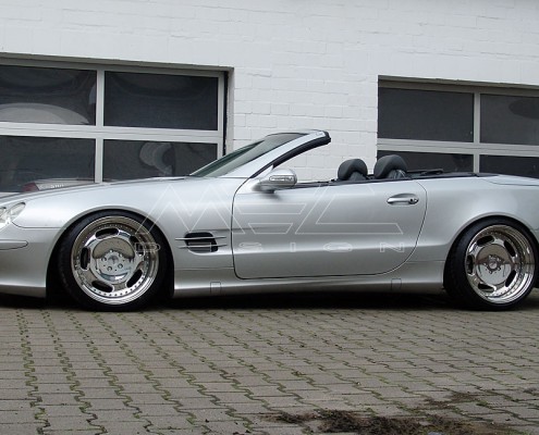 R230 SL Roadster Mercedes Tuning AMG Bodykit Wheels Exhaust Spacer Carbon