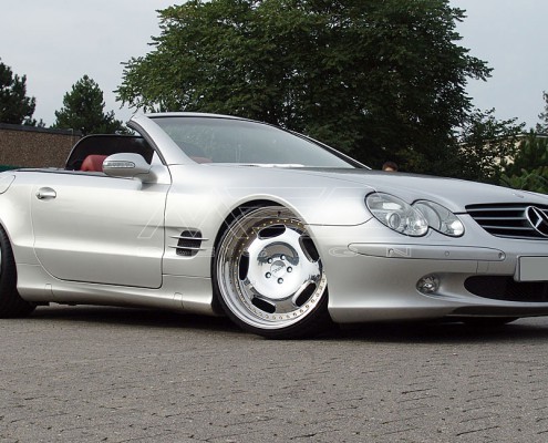 R230 SL Roadster Mercedes Tuning AMG Bodykit Wheels Exhaust Spacer Carbon