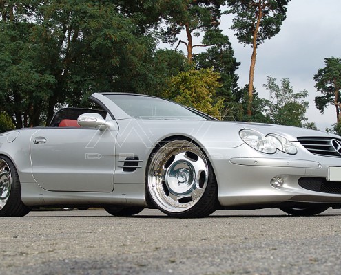 R230 SL Roadster Mercedes Tuning AMG Bodykit Wheels Exhaust Spacer Carbon