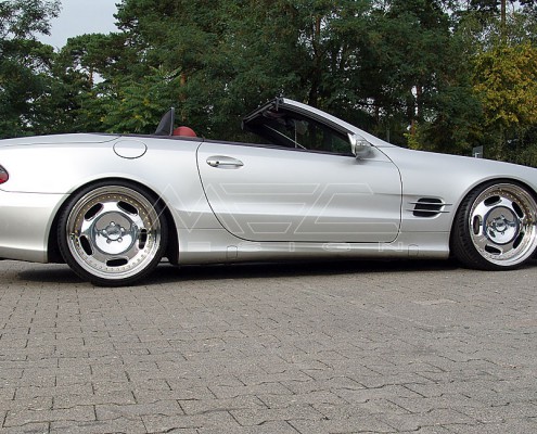 R230 SL Roadster Mercedes Tuning AMG Bodykit Wheels Exhaust Spacer Carbon