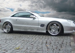 R230 SL Roadster Mercedes Tuning AMG Bodykit Felgen Auspuff Spurverbreiterung Carbon