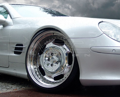 R230 SL Roadster Mercedes Tuning AMG Bodykit Wheels Exhaust Spacer Carbon