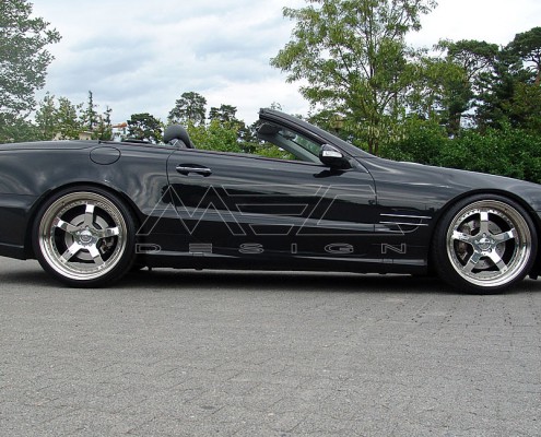 R230 SL Roadster Mercedes Tuning AMG Bodykit Wheels Exhaust Spacer Carbon