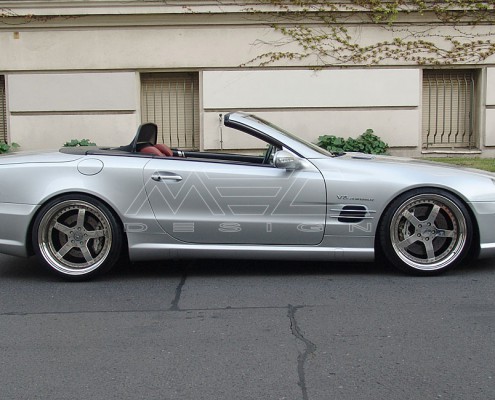 R230 SL Roadster Mercedes Tuning AMG Bodykit Wheels Exhaust Spacer Carbon