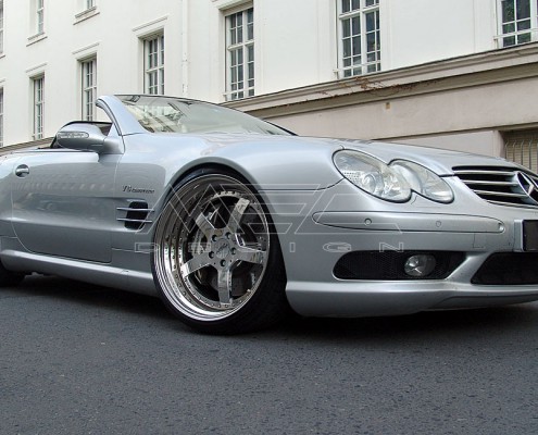 R230 SL Roadster Mercedes Tuning AMG Bodykit Wheels Exhaust Spacer Carbon
