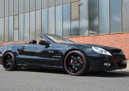 R230 SL Roadster Mercedes Tuning AMG Bodykit Felgen Auspuff Spurverbreiterung Carbon