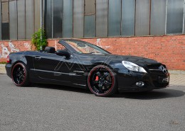 R230 SL Roadster Mercedes Tuning AMG Bodykit Felgen Auspuff Spurverbreiterung Carbon
