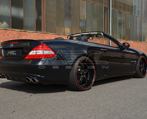 R230 SL Roadster Mercedes Tuning AMG Bodykit Felgen Auspuff Spurverbreiterung Carbon