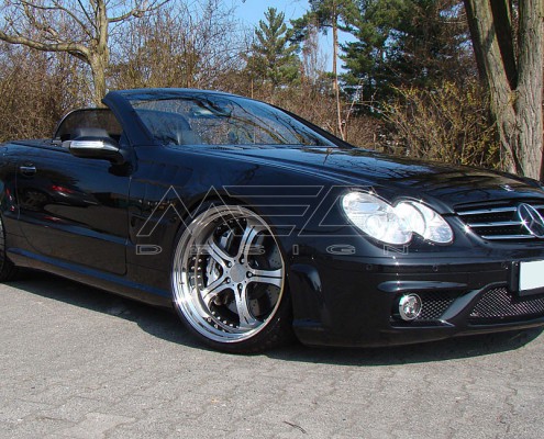 R230 SL Roadster Mercedes Tuning AMG Bodykit Wheels Exhaust Spacer Carbon