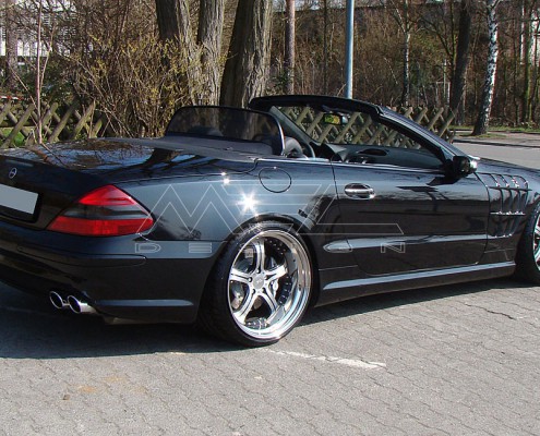 R230 SL Roadster Mercedes Tuning AMG Bodykit Wheels Exhaust Spacer Carbon