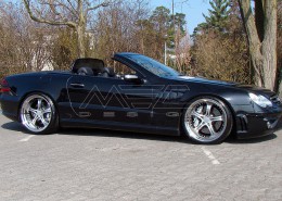 R230 SL Roadster Mercedes Tuning AMG Bodykit Wheels Exhaust Spacer Carbon