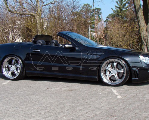R230 SL Roadster Mercedes Tuning AMG Bodykit Wheels Exhaust Spacer Carbon