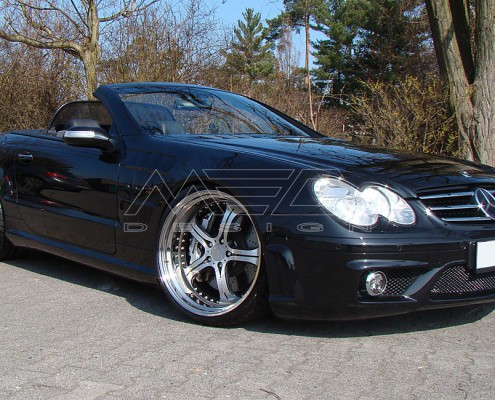 R230 SL Roadster Mercedes Tuning AMG Bodykit Wheels Exhaust Spacer Carbon